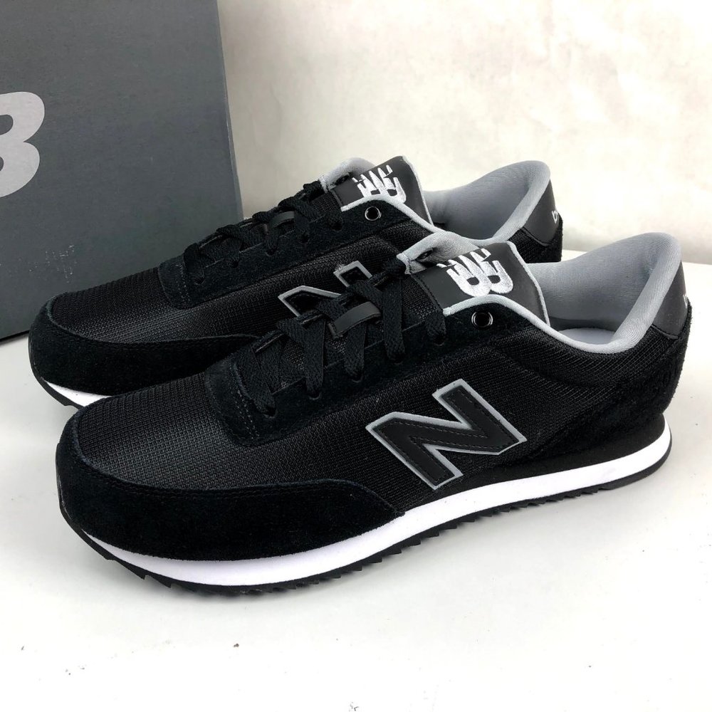 New Balance 501 Suede Sneakers MZ501CRB Black - Picture 1 of 10
